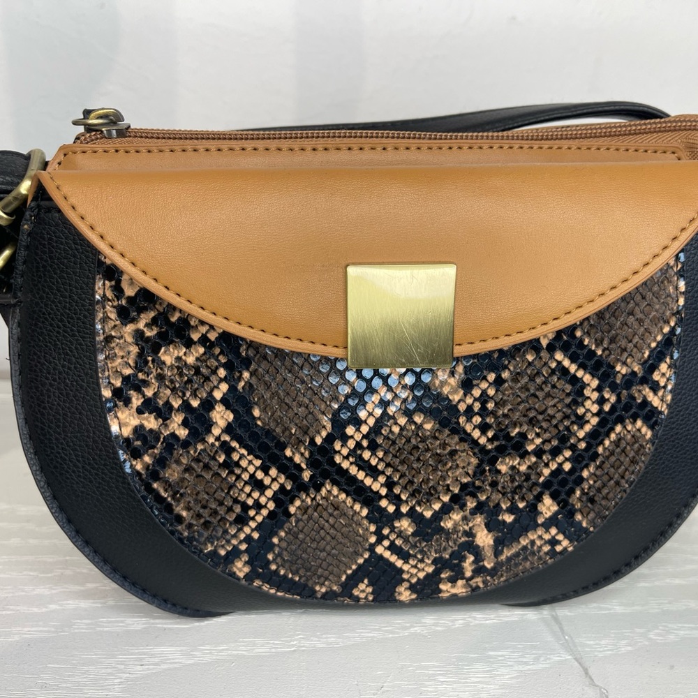 Brown Cheetah Crossbody Bag